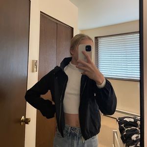 Ralph Lauren navy rain jacket!